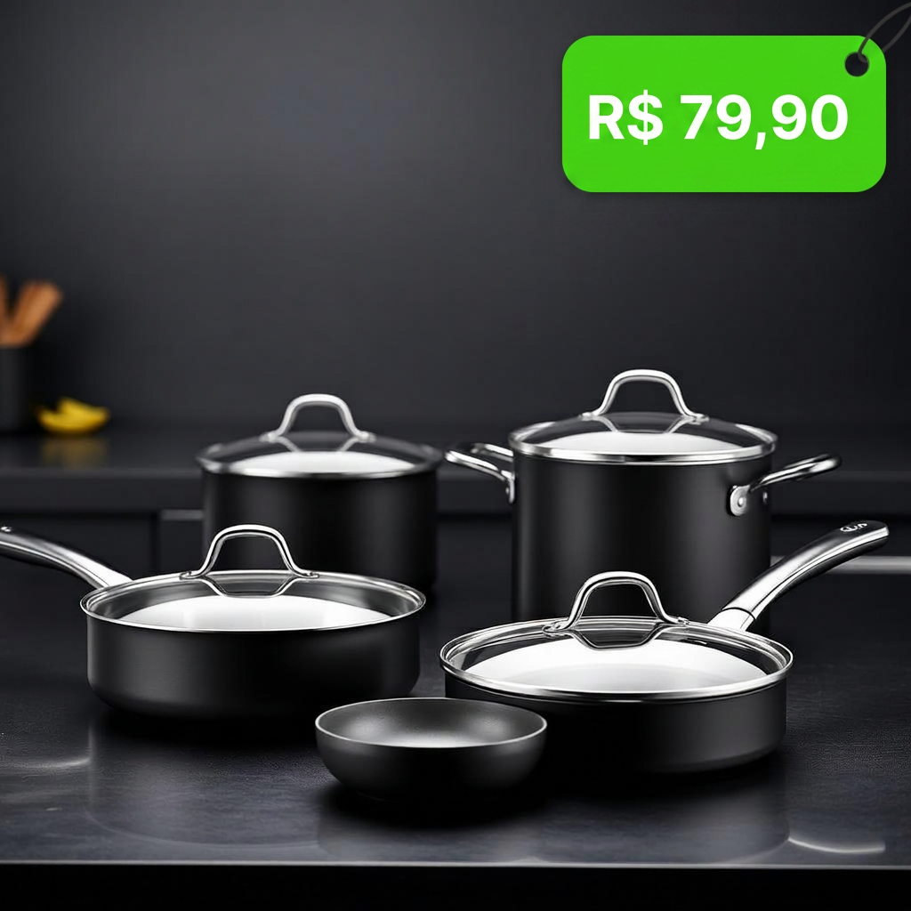 Jogo de panelas em oferta